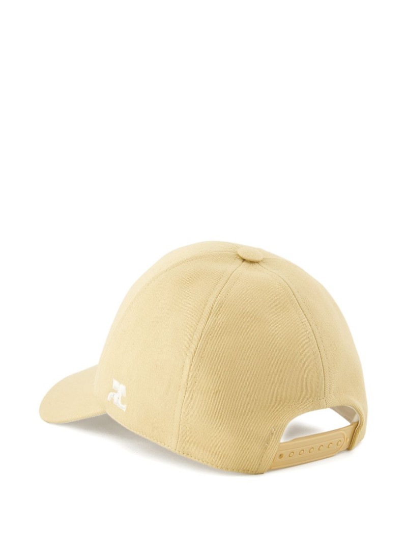 courrèges embroidered-logo baseball cap outlook
