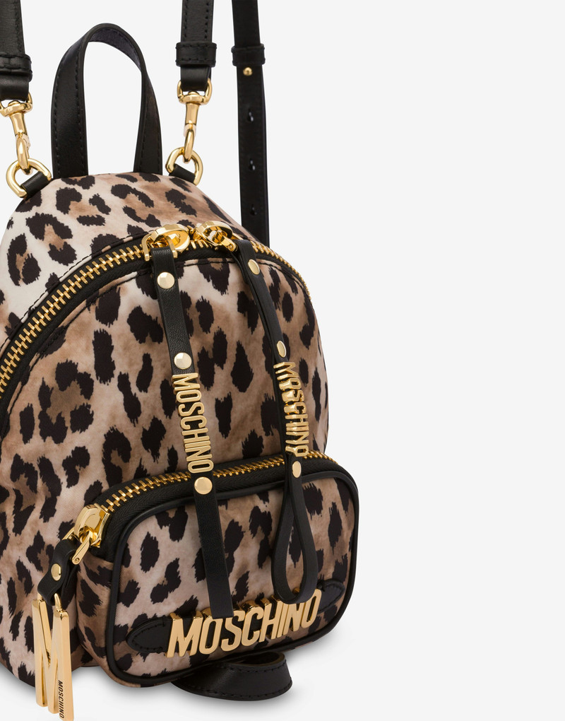 LEOPARD PRINT MINI BACKPACK 4