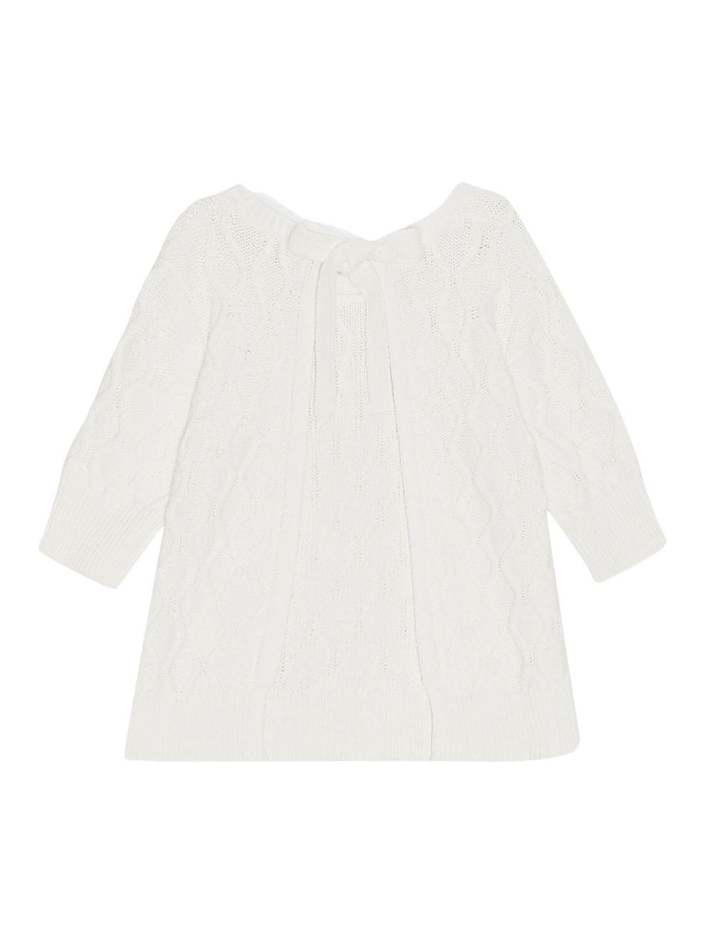 cable-knit organic cotton T-shirt - 6