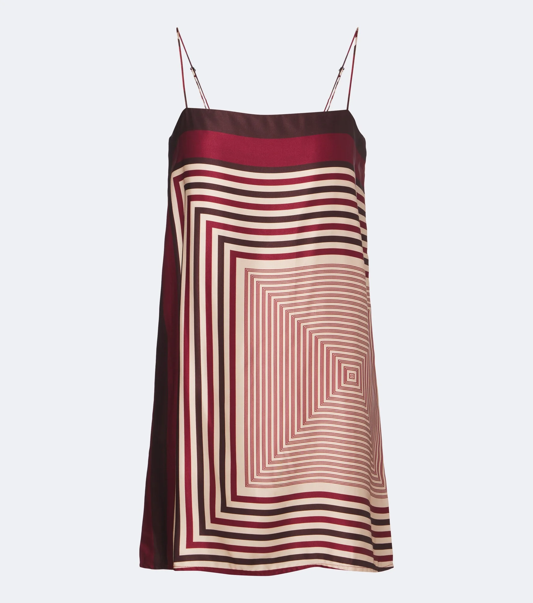 Phylis printed satin slip dress - 1