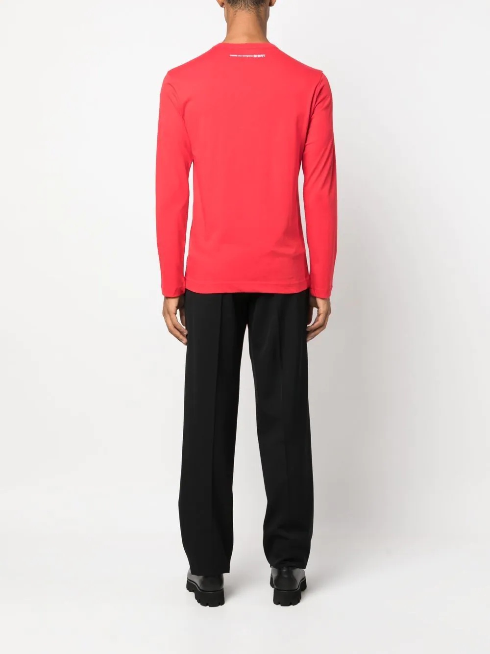 crew-neck cotton sweatshirt - 4