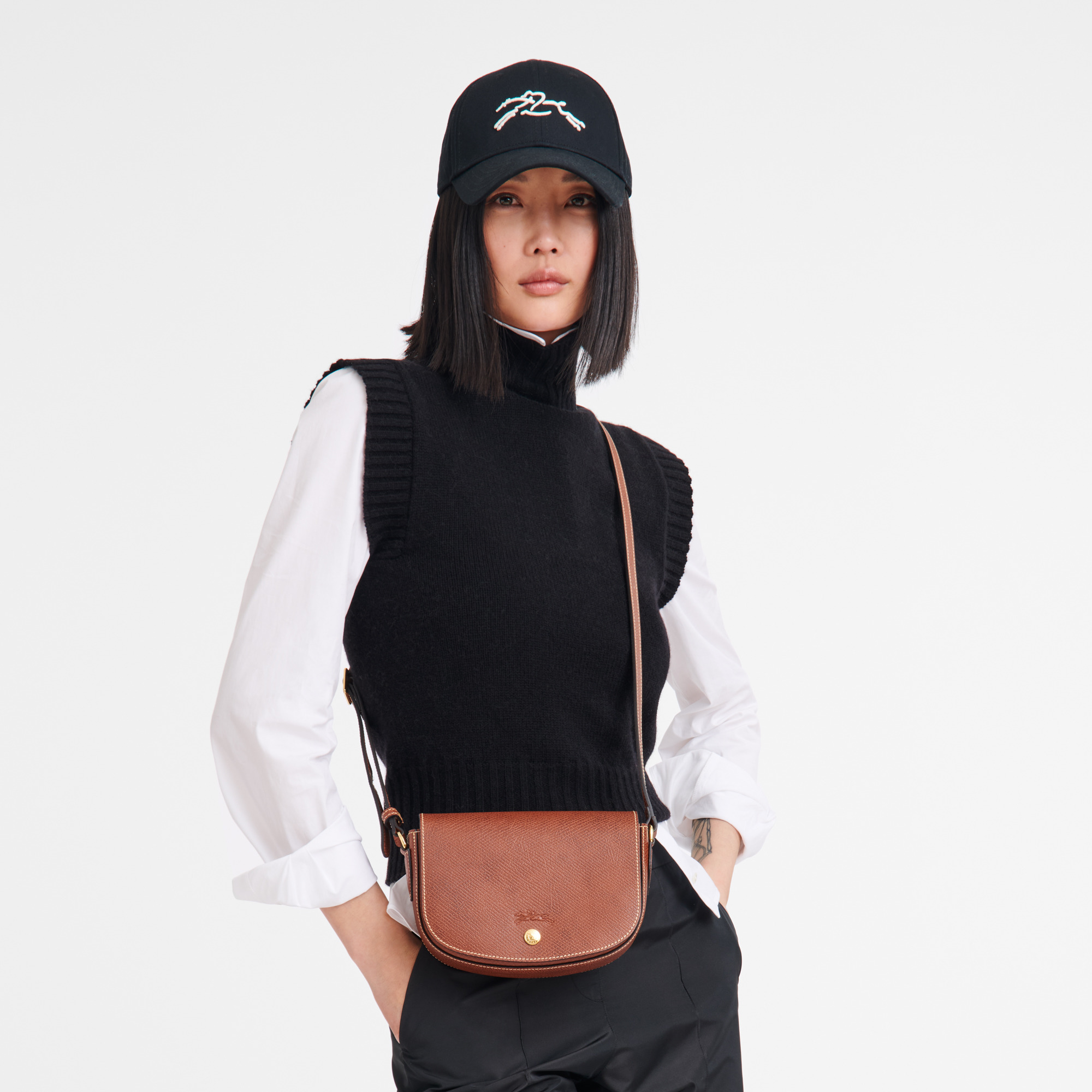 Épure S Crossbody bag Brown - Leather - 2