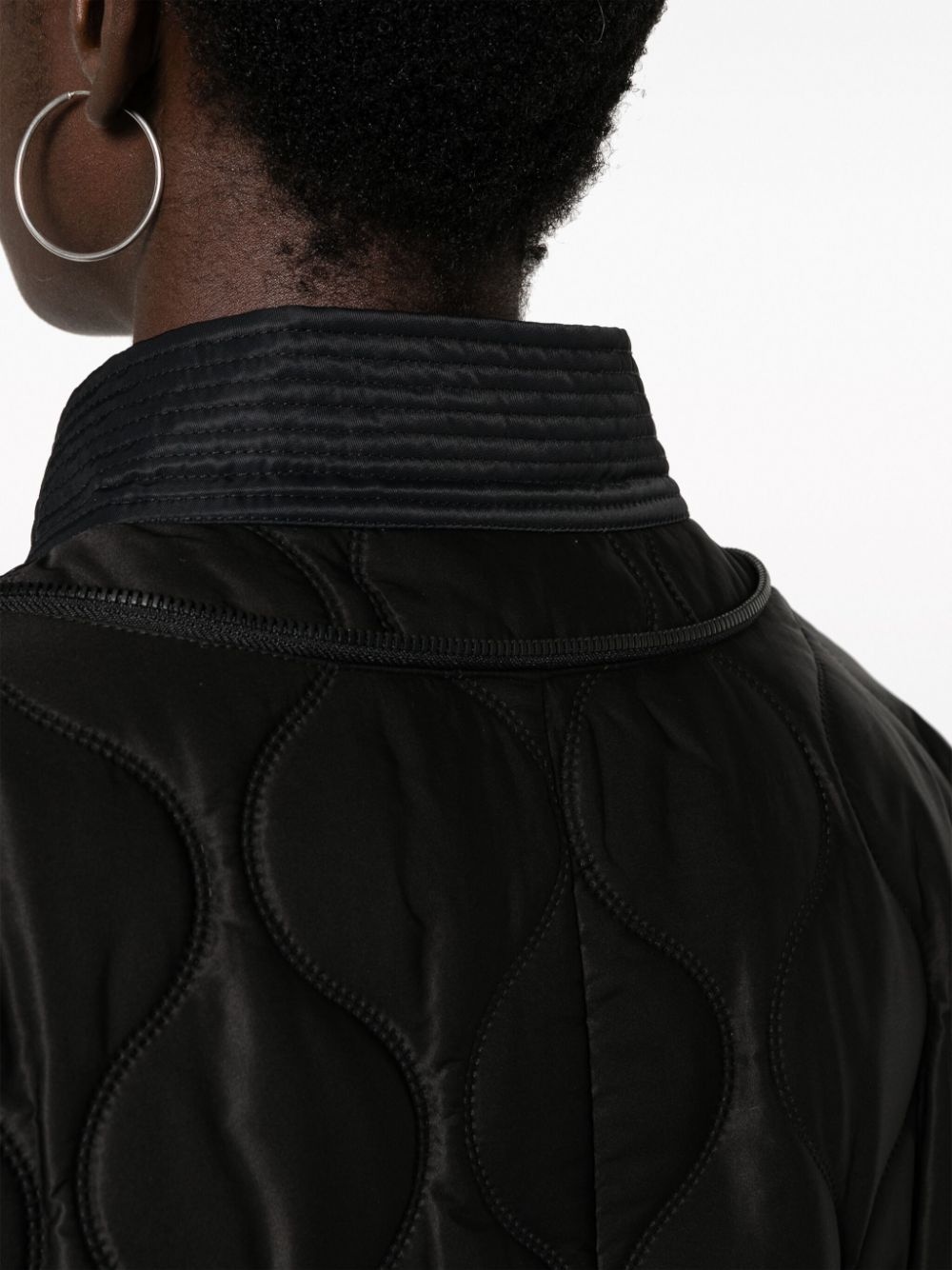 hooded padded coat - 6