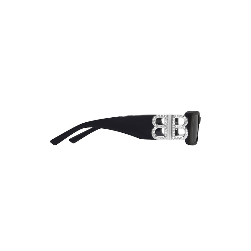 BALENCIAGA Women's Dynasty Rectangle Sunglasses in Black outlook