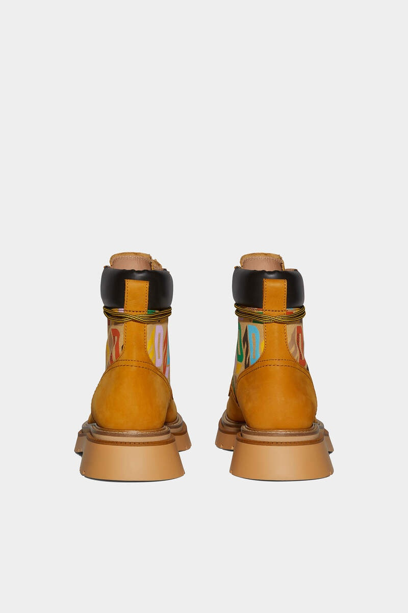 DSQUARED2 D2 MONOGRAM ANKLE BOOTS outlook