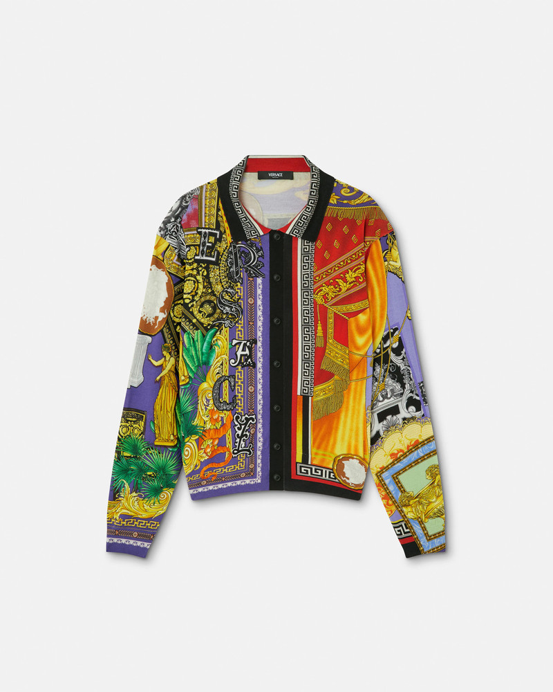 Printed Silk Knit Shirt 1