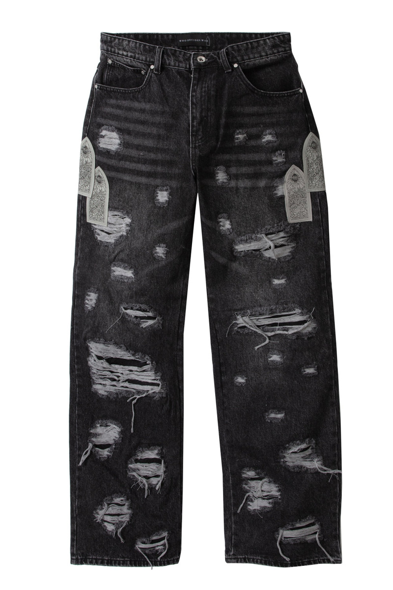 SIDE PATCH RELAXATION DENIM - 1