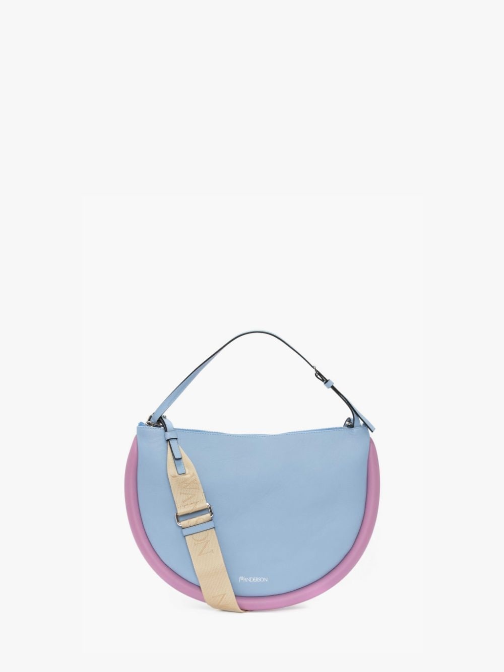 MEDIUM BUMPER-MOON LEATHER CROSSBODY BAG - 1