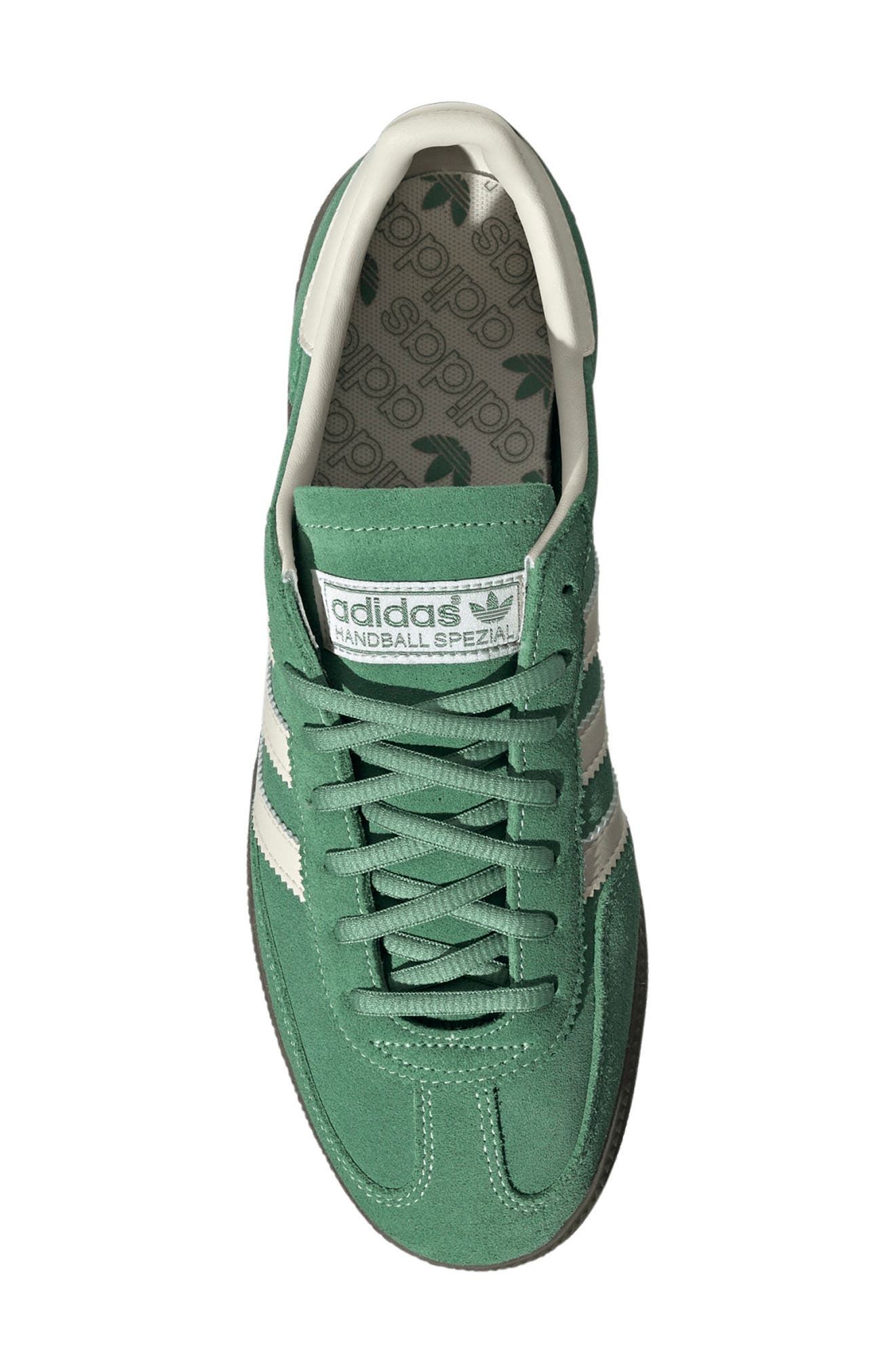 adidas Gender Inclusive Handball Spezial Sneaker in Green/cream White/crystal at Nordstrom - 4