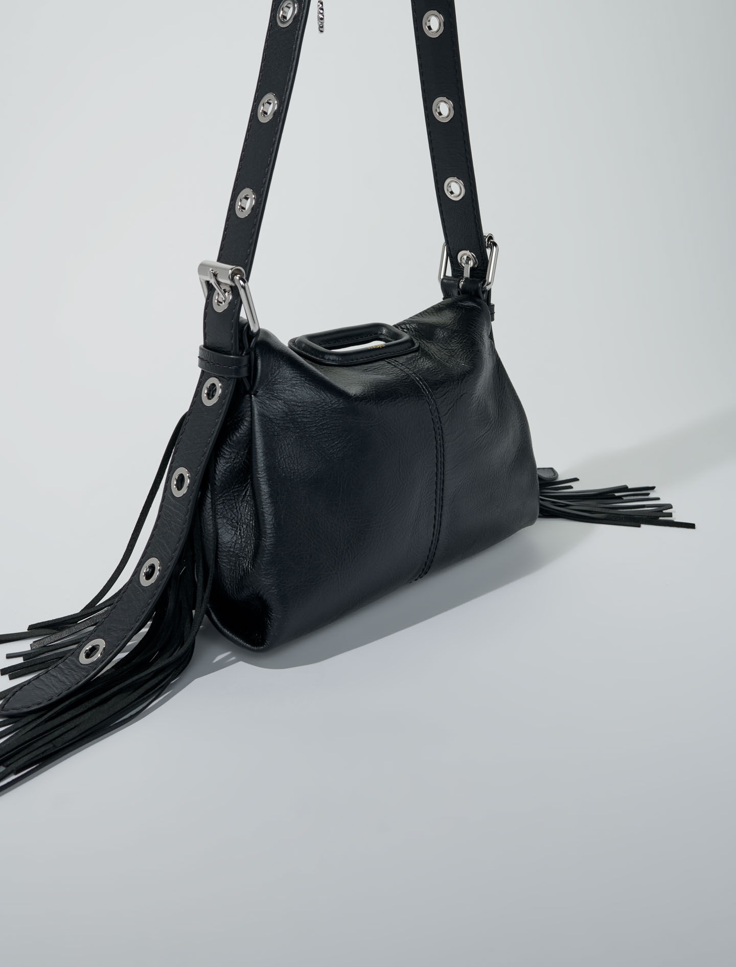 Crackle leather mini Miss M bag - 5