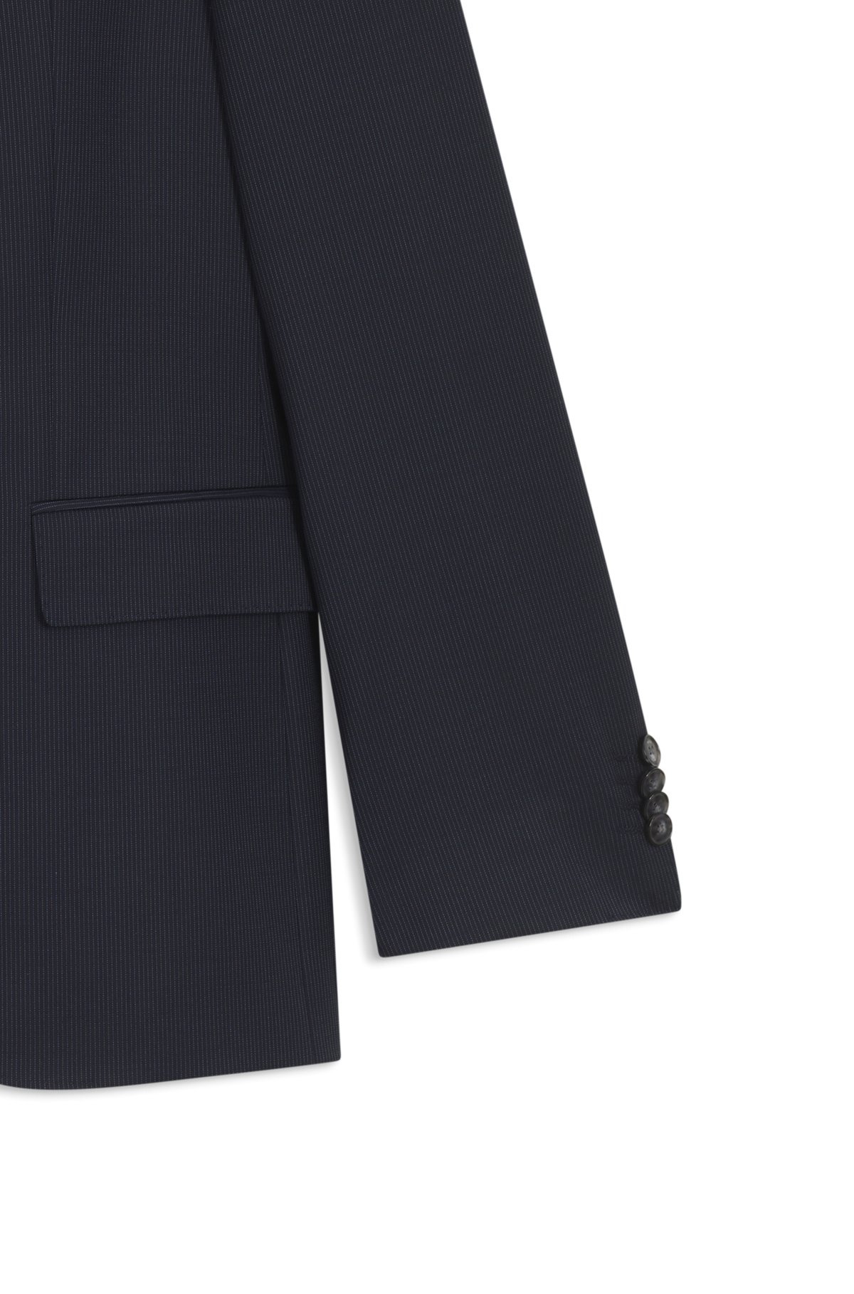 REGULAR-FIT SUIT IN STRIPED VIRGIN WOOL - 9
