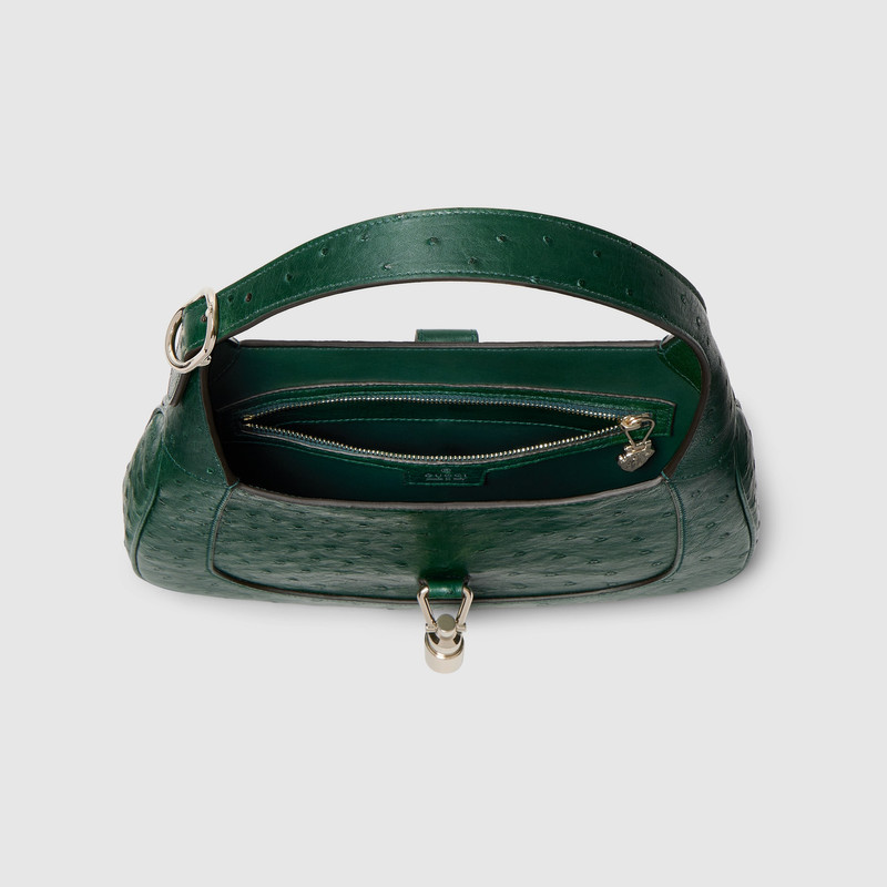Gucci Jackie 1961 ostrich medium bag 6