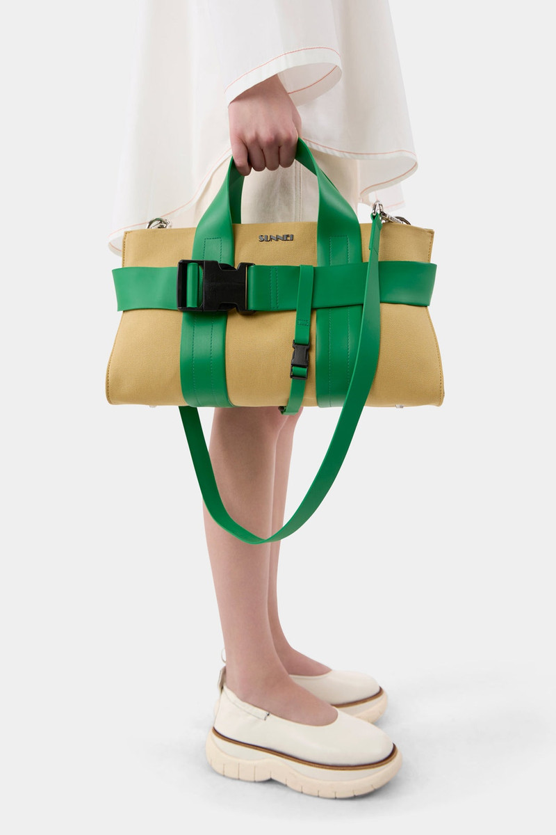 SMALL PARALLELEPIPEDO MESSENGER BAG / zabaione 3