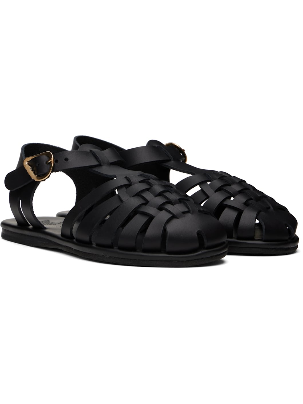 Black Karina Sandals - 4