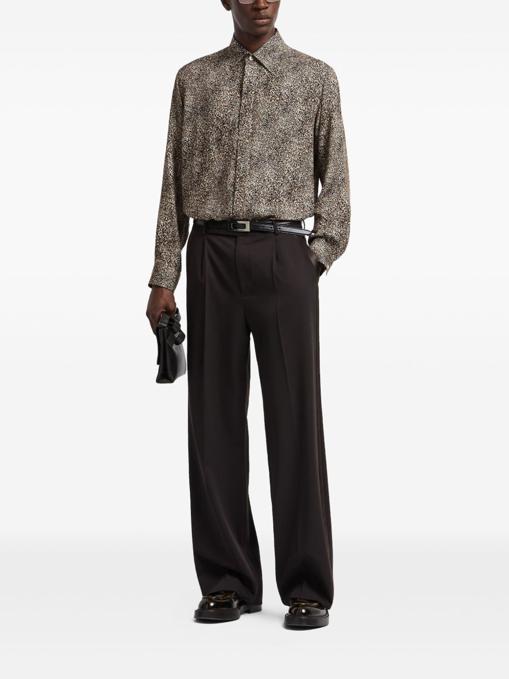 animal-print shirt - 2