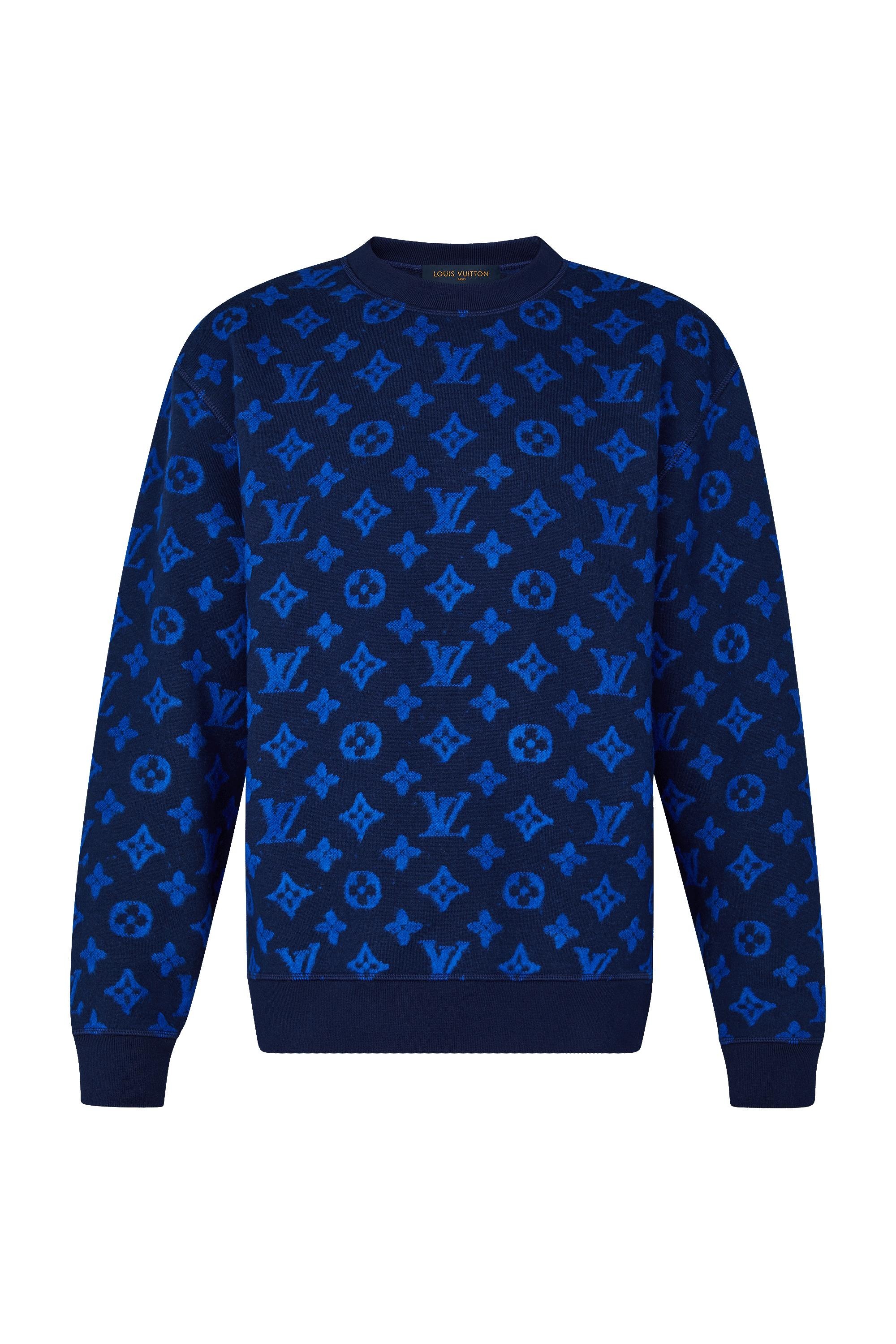 Full Monogram Jacquard Crew Neck - 1