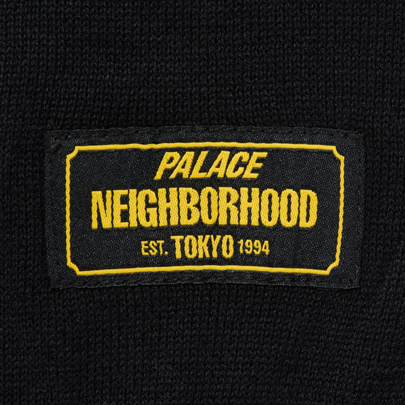 PALACE NEIGHBORHOOD KNITTED MOTO TOP BLACK 3