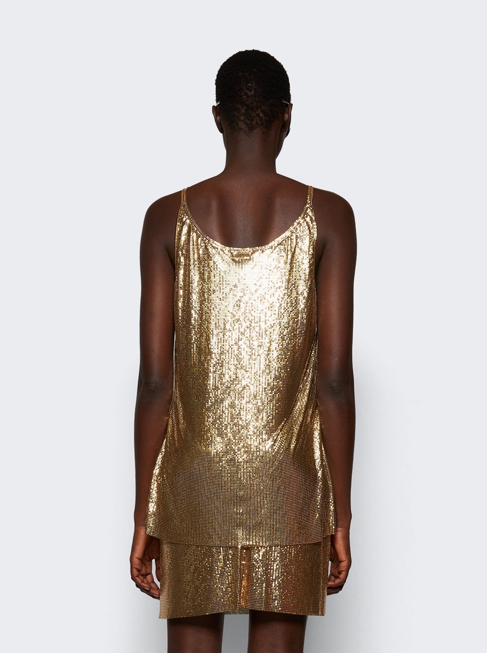 Mesh Tank Top Gold - 5