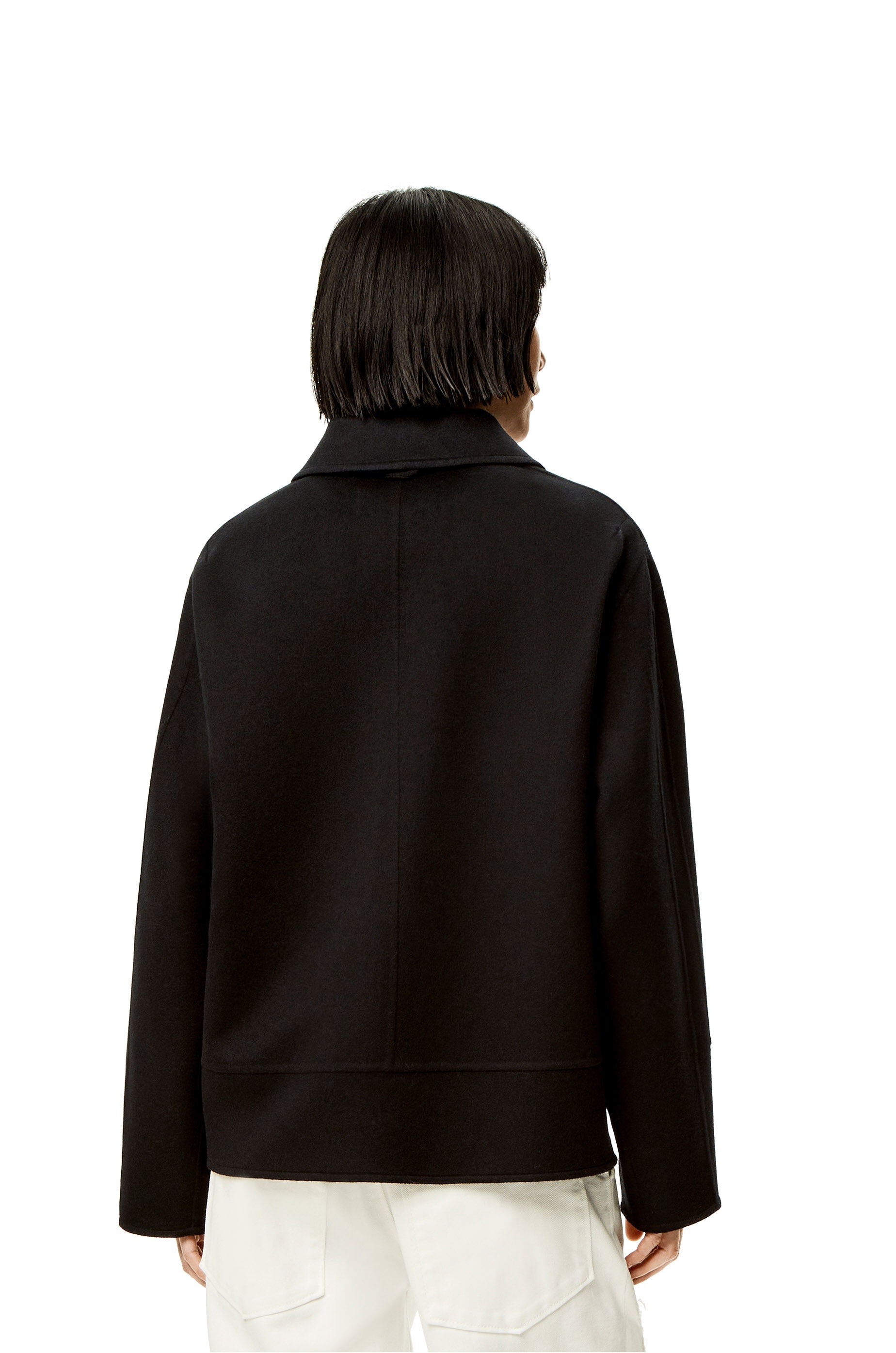 Workwear jacket in wool and cashmere - 4
