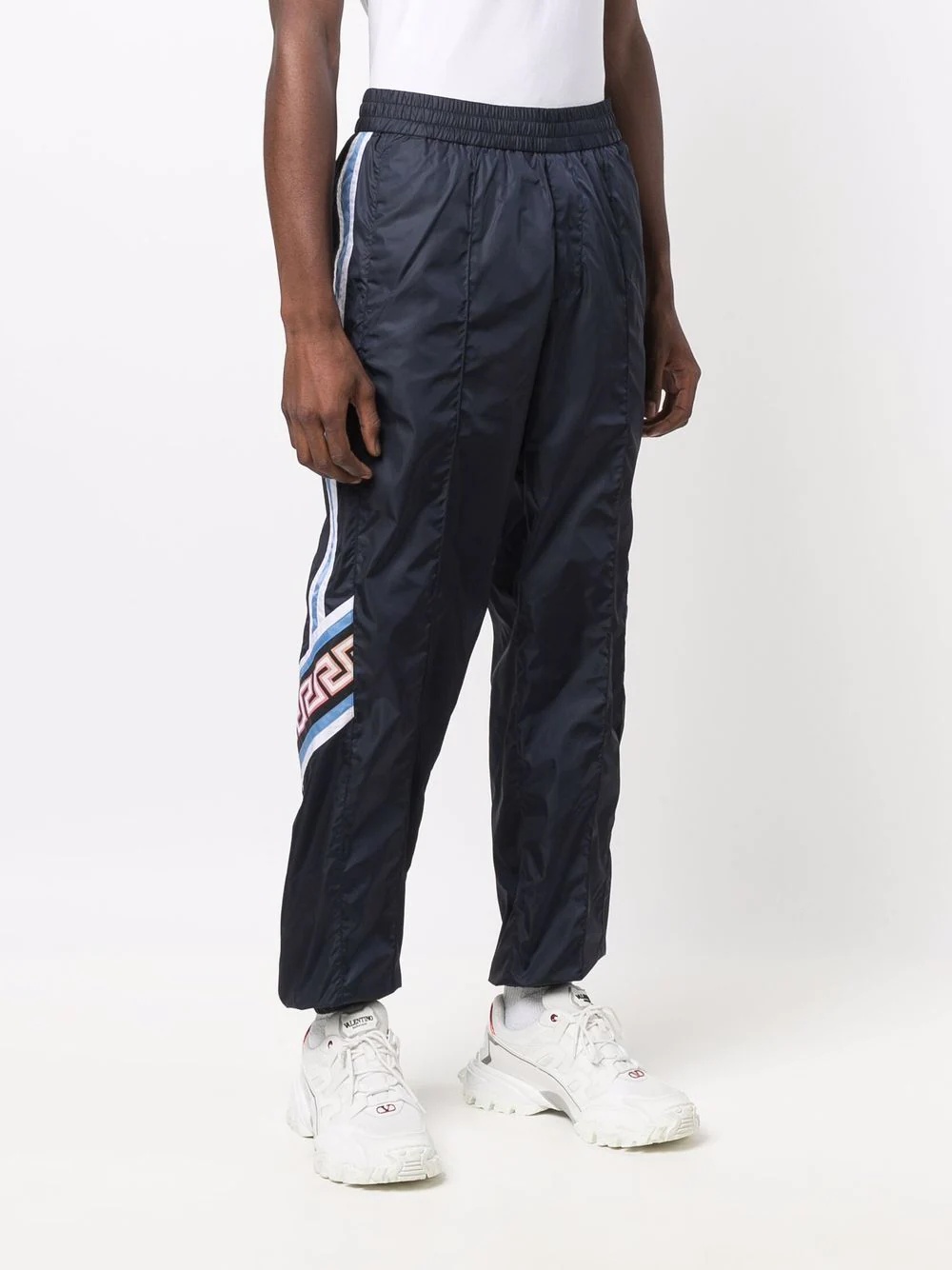 Greca-detail track pants - 3