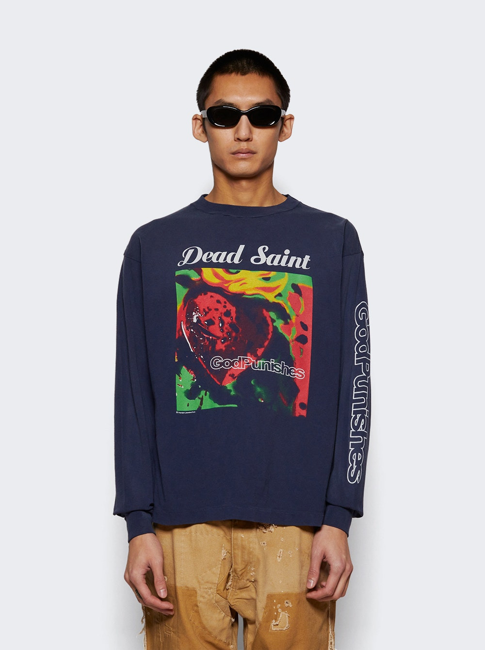 Dead Saint Tee Navy - 3