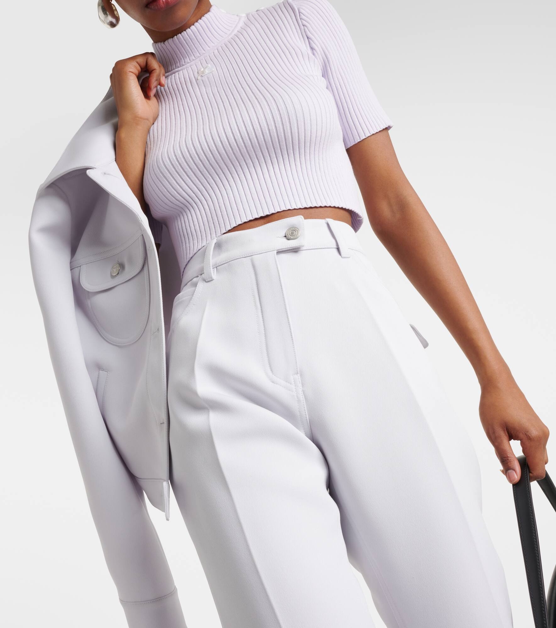Uniform flared pants - 5