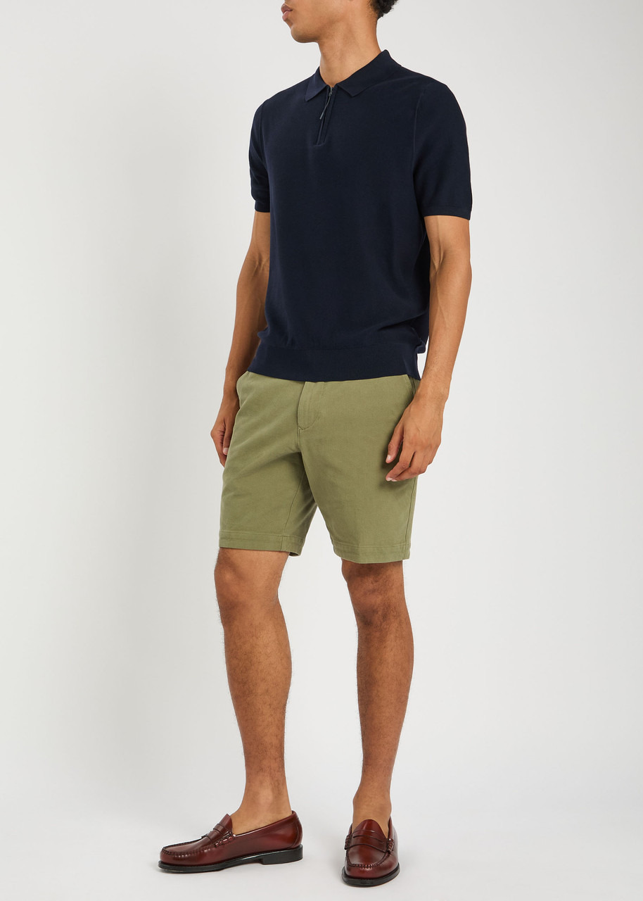 Boss Fine-knit Cotton Polo Shirt - 4
