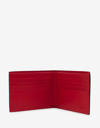Christian Louboutin Coolcard Sneakers Sole Black & Red Billfold Wallet - outlook