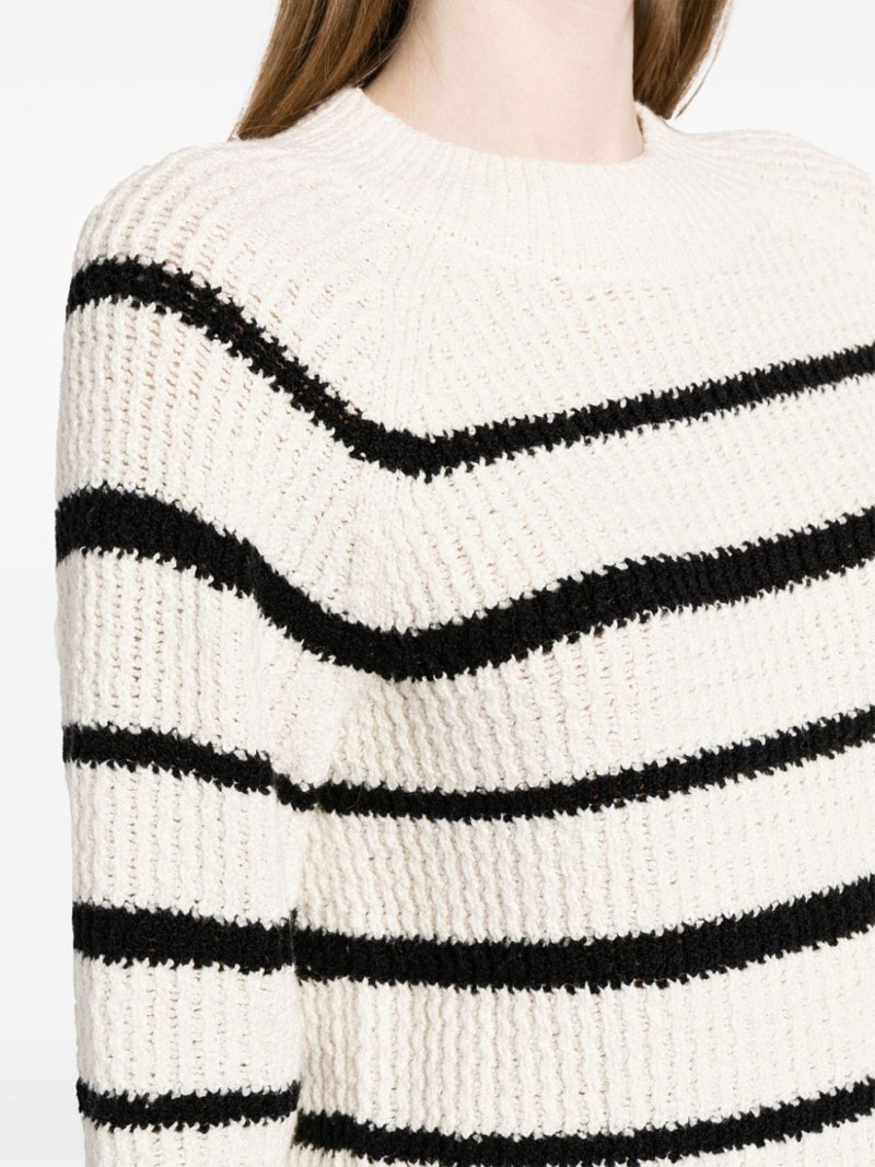 striped ribbed-knit jumper 5