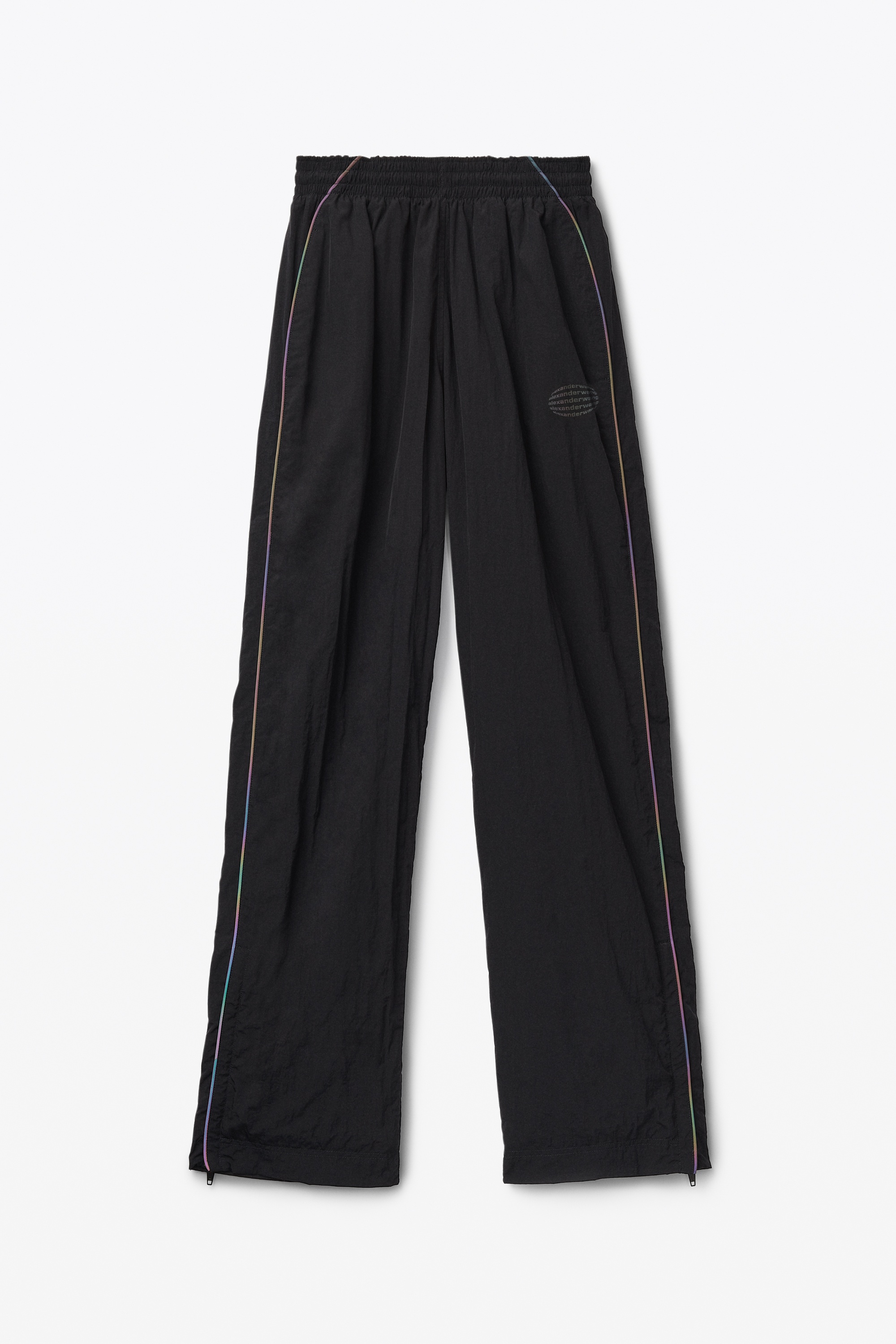 TRACK PANT IN HEAVY WASHED NYLON - 1