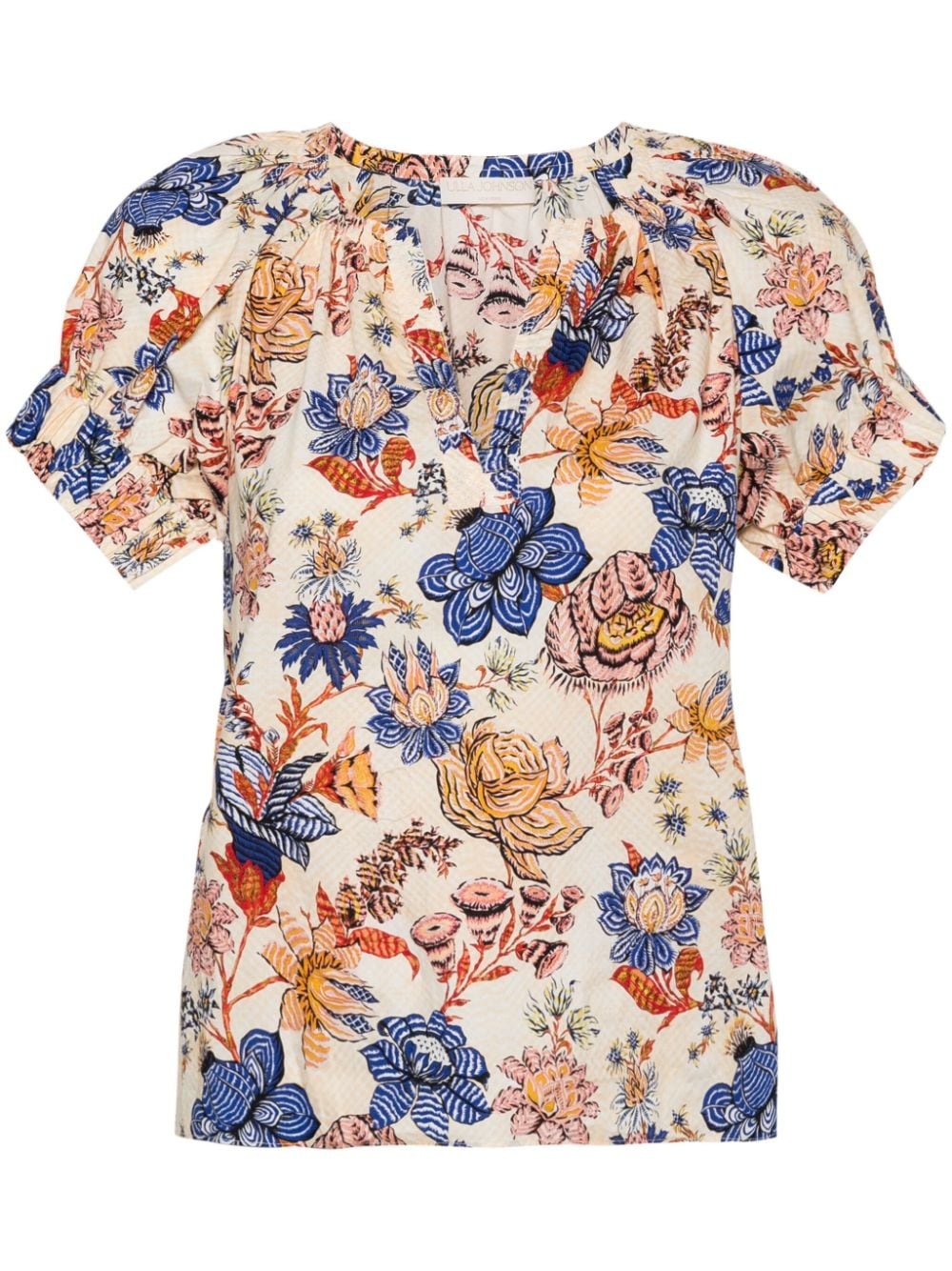 Naomi floral-print blouse - 1