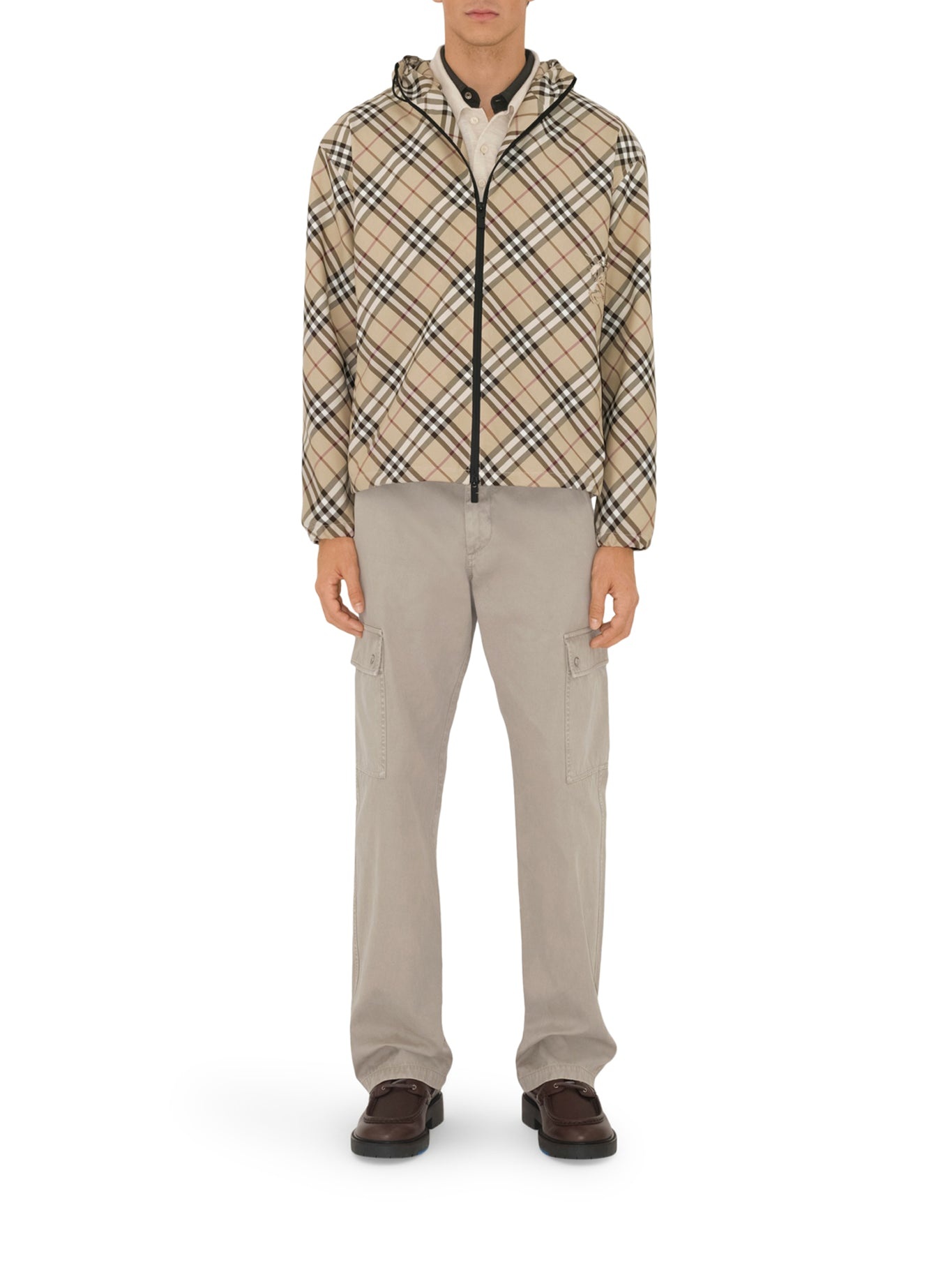 CHECK TWILL JACKET - 1