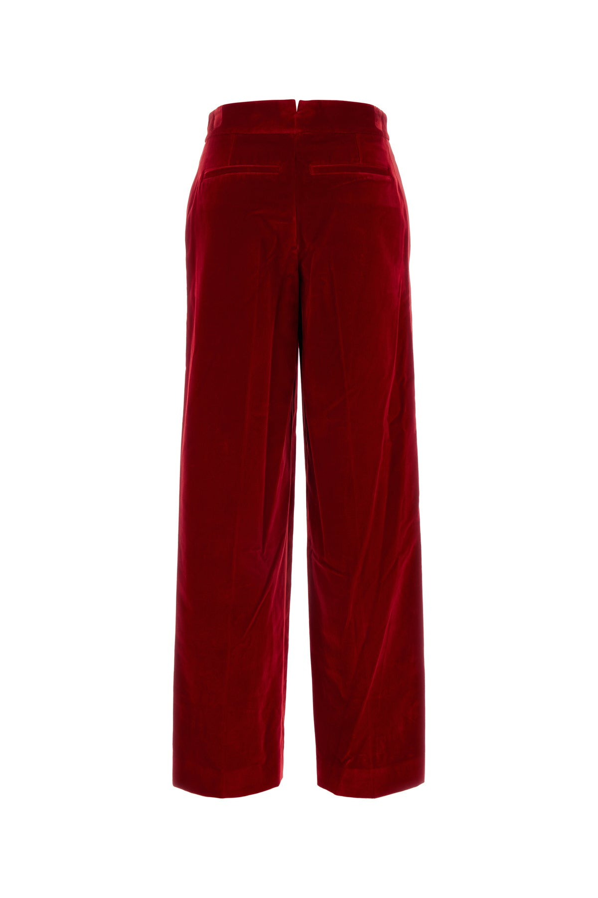 Red velvet pant - 2