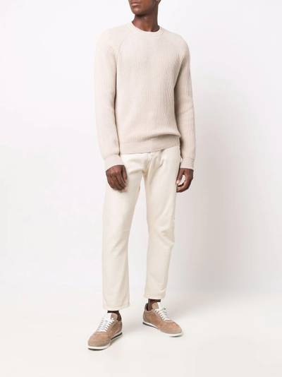 Brunello Cucinelli ribbed-knit cashmere jumper outlook