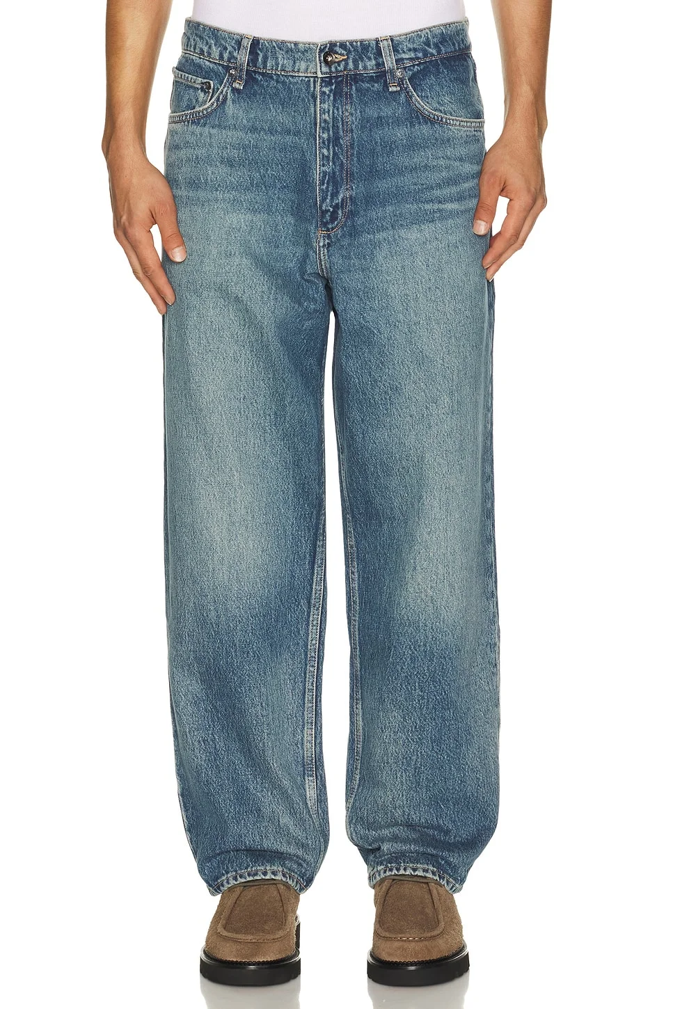 Rb Baggy Authentic Rigid Jeans - 1