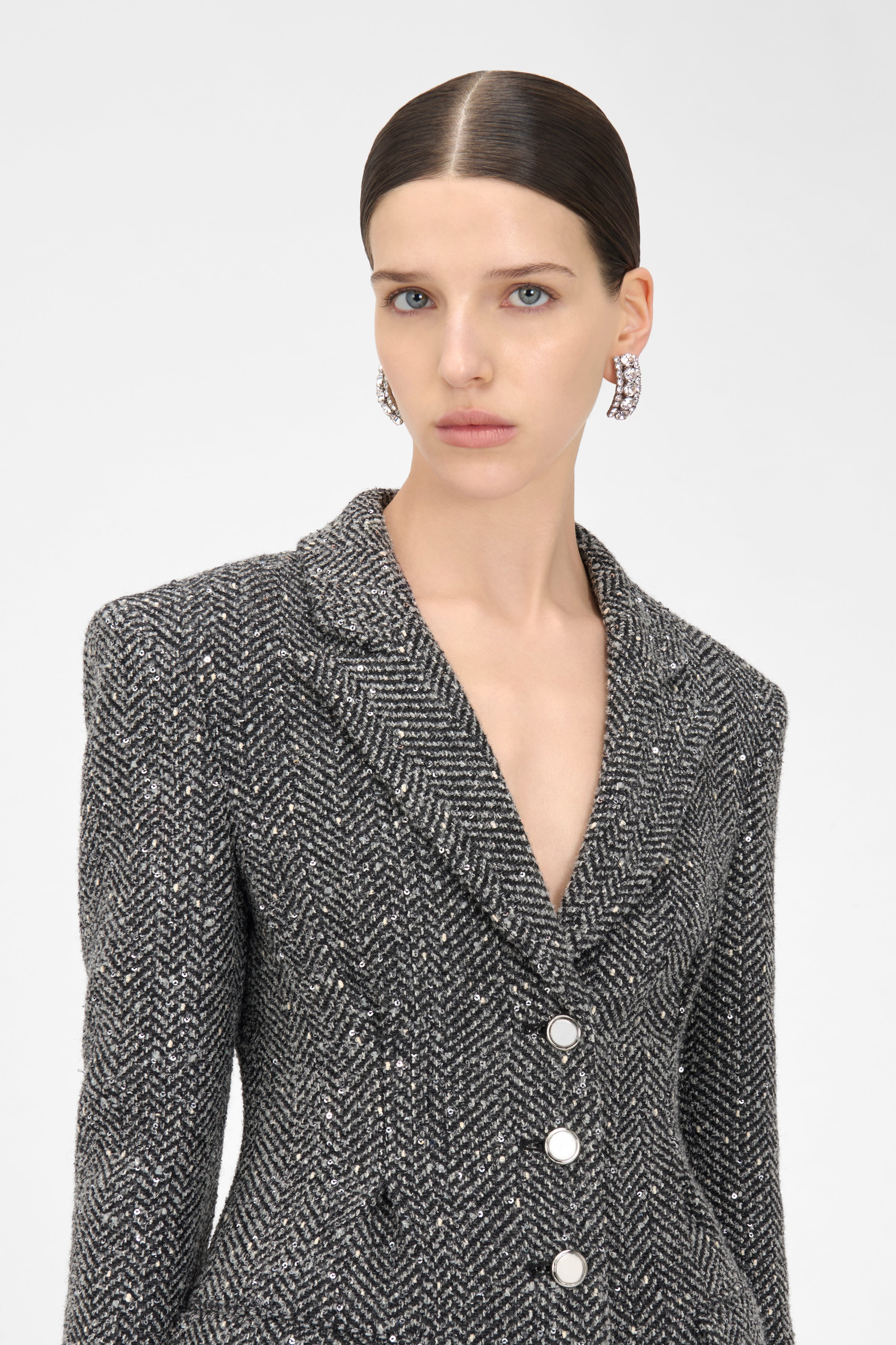 SEQUIN TWEED COAT - 7