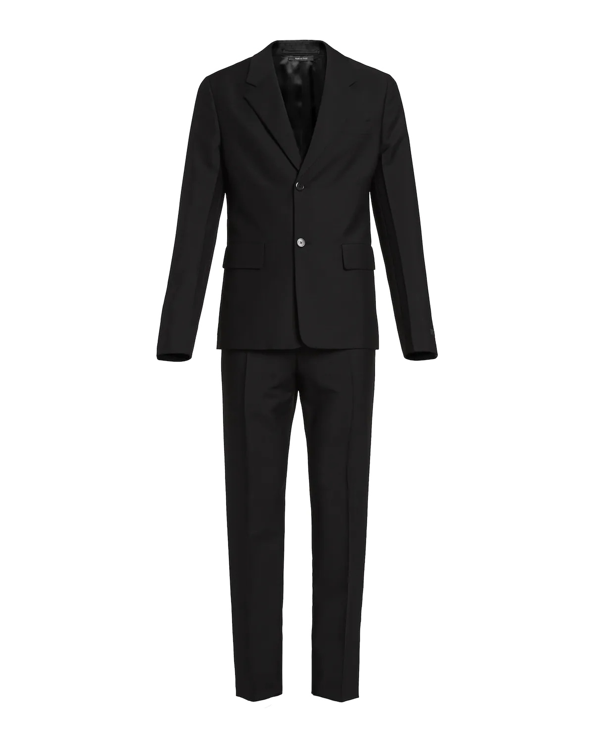 Single-breasted wool and mohair suit - 1