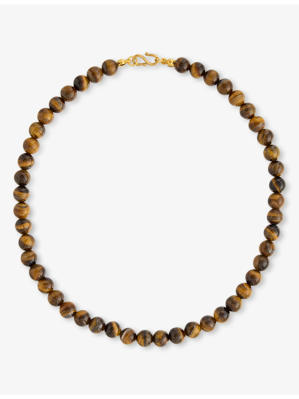 Sol Tiger's-Eye Beaded Necklace - 1