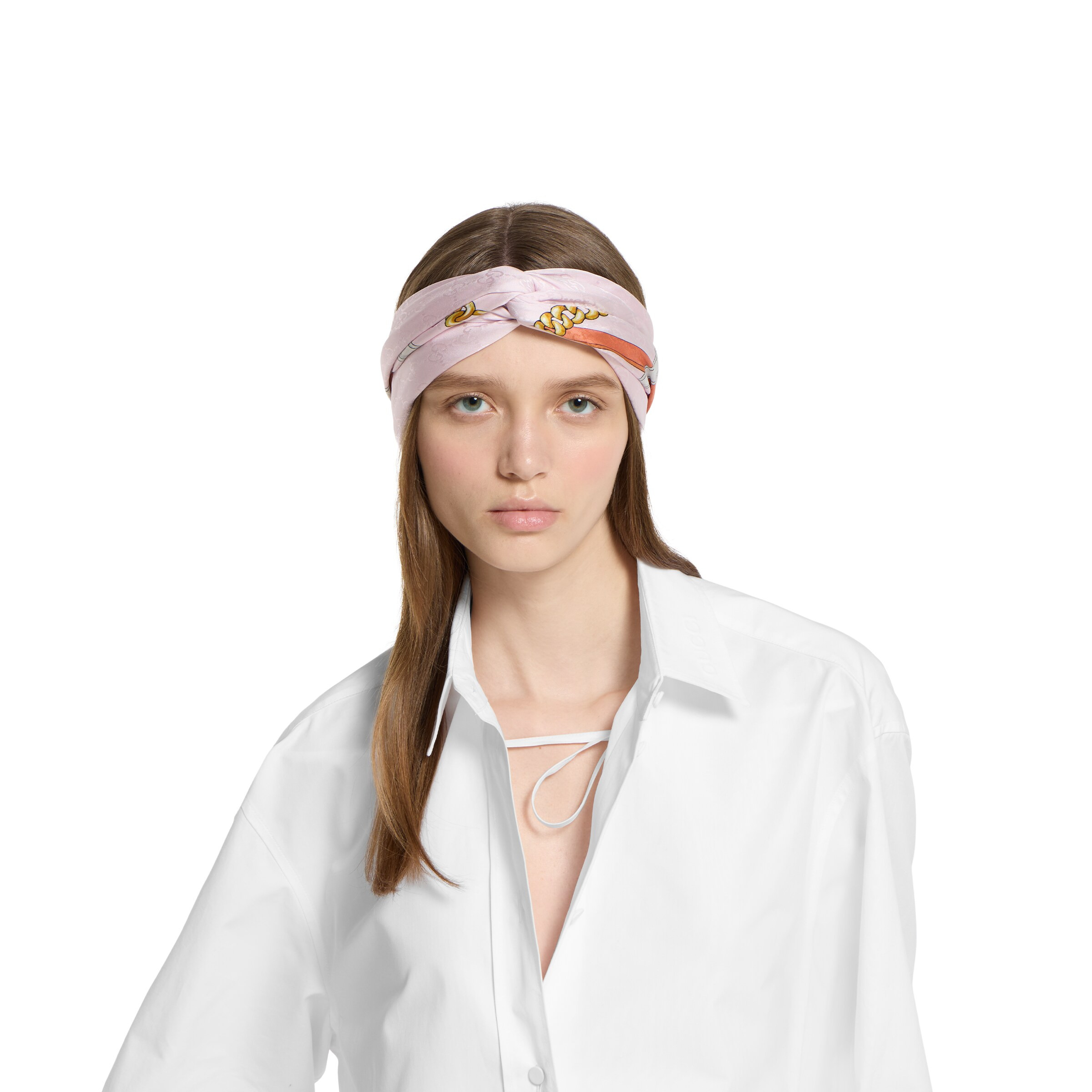 Printed GG silk jacquard carré - 3