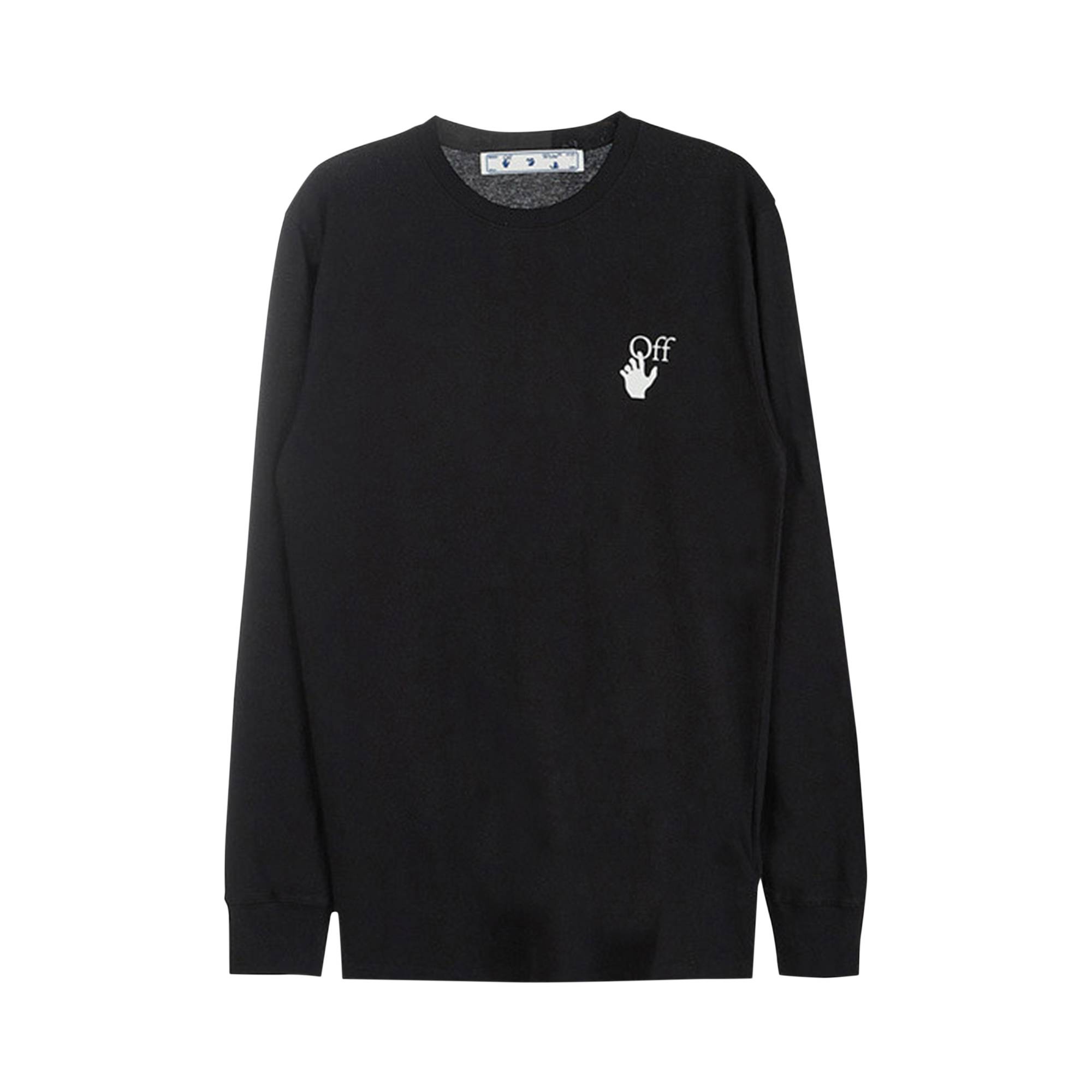 Off-White Caravaggio Lute Long-Sleeve Tee 'Black/Multi' - 1