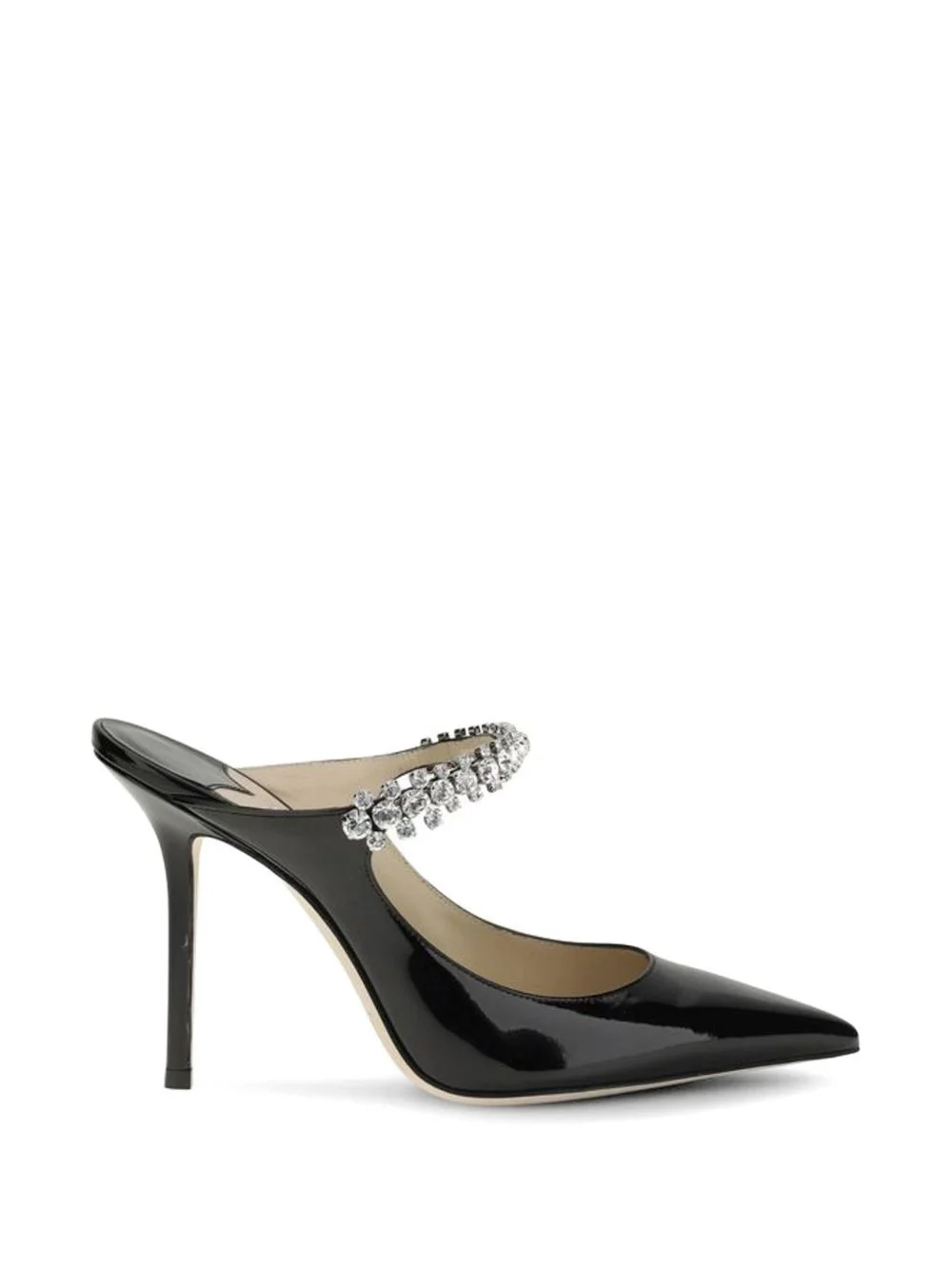 Bing crystal-embellished patent leather pumps - 1