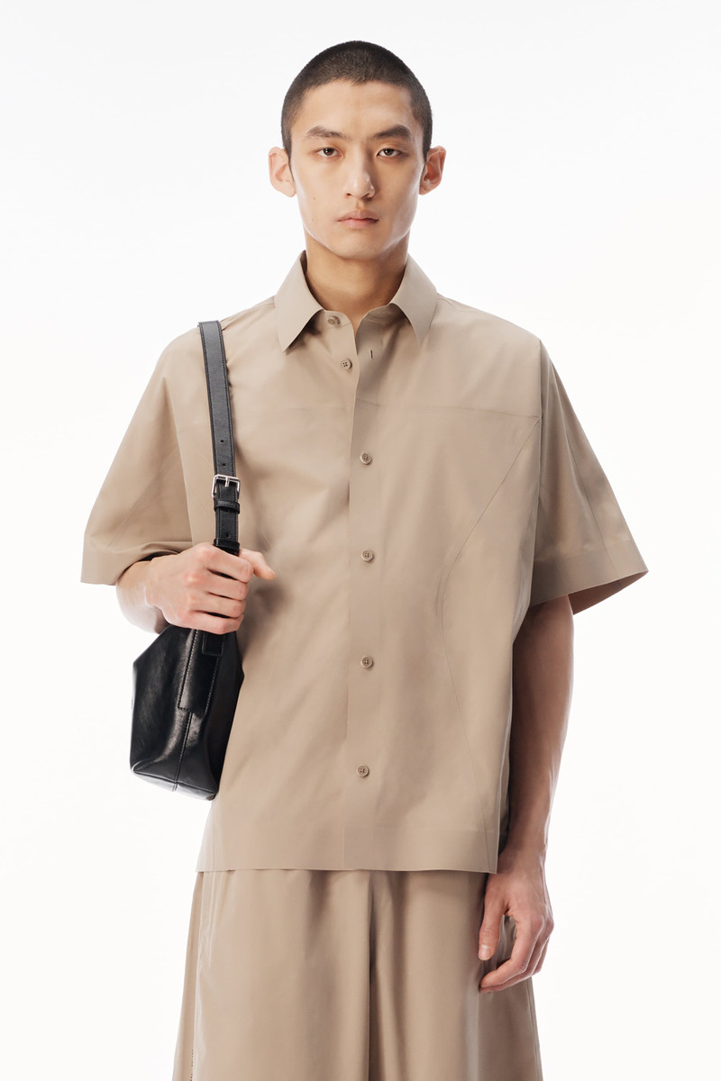PERFORATED LOGO SHORT SLEEVE SHIRT 3