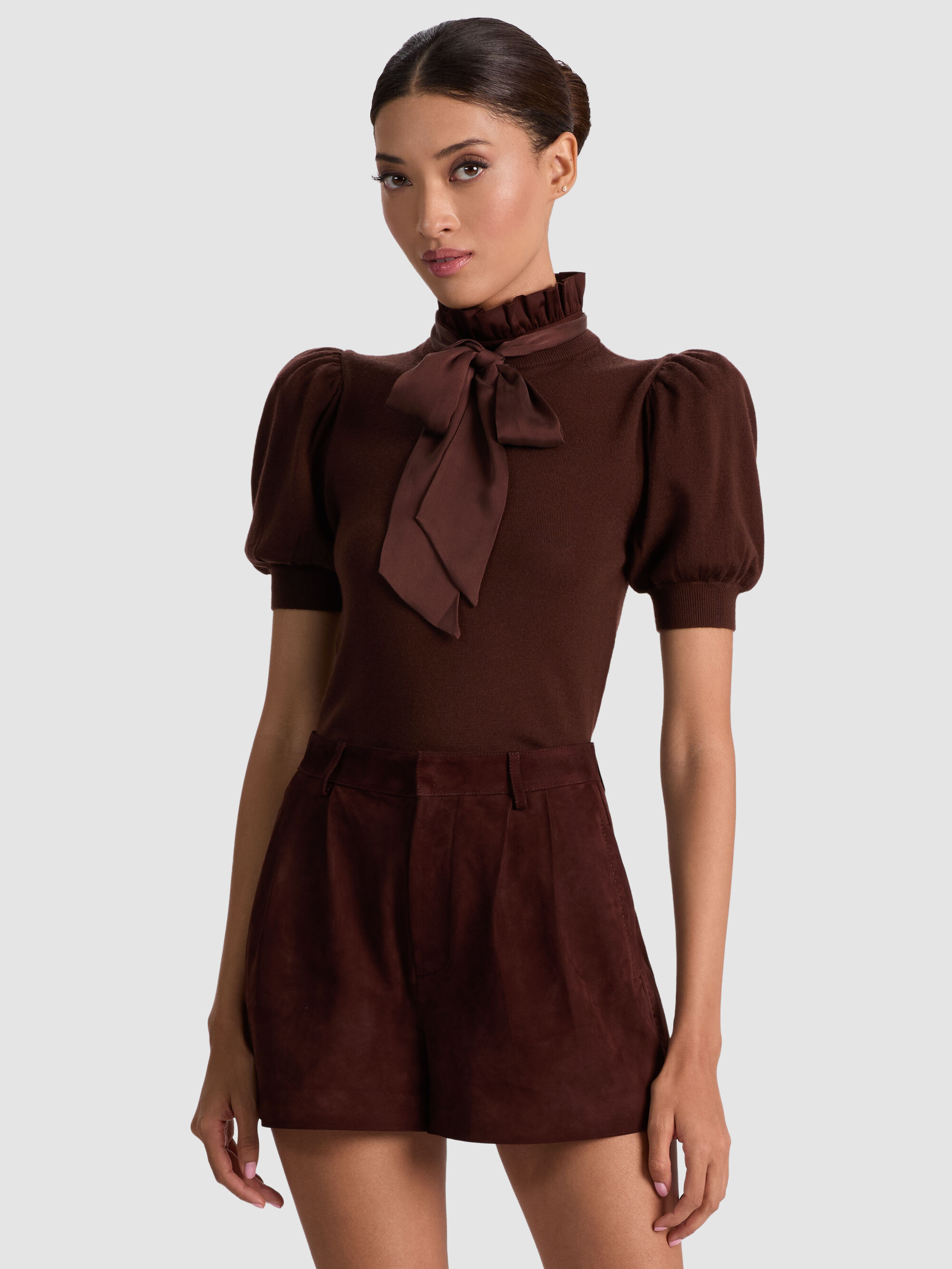 CHASE PUFF SLEEVE SWEATER - 2