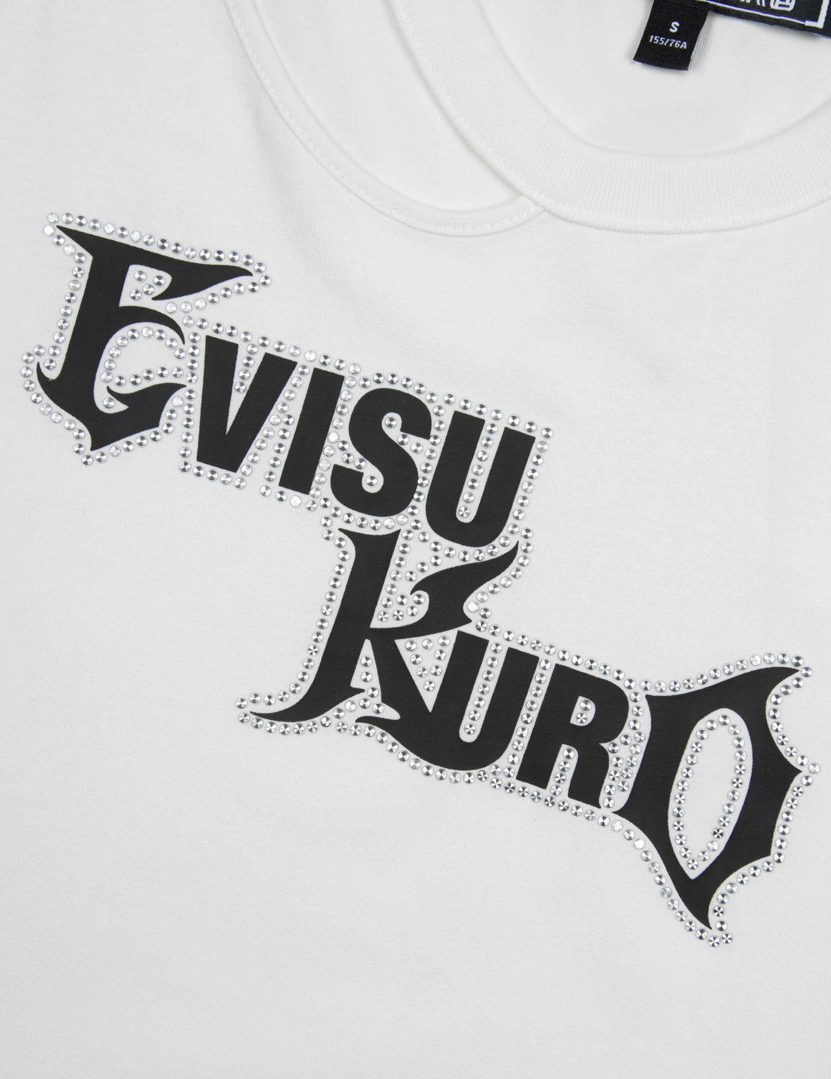 Heat Transfer Logo Print Hollow Fashion Fit T-shirt - 8