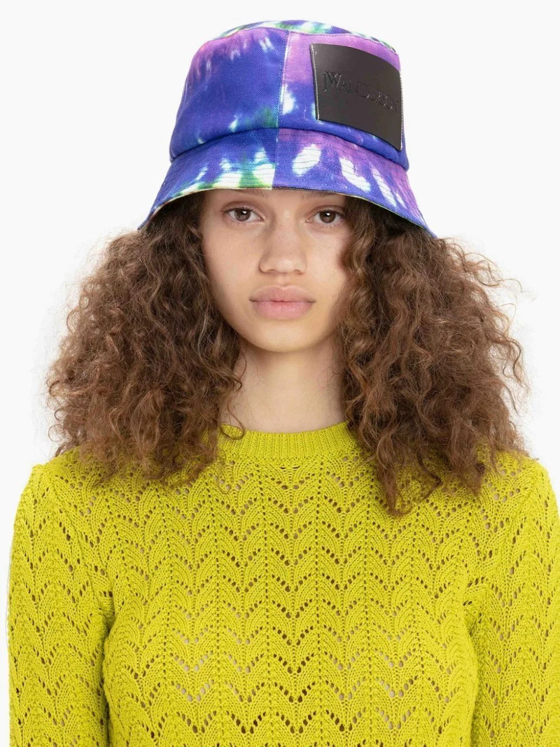 JW Anderson tie-dye logo bucket hat outlook