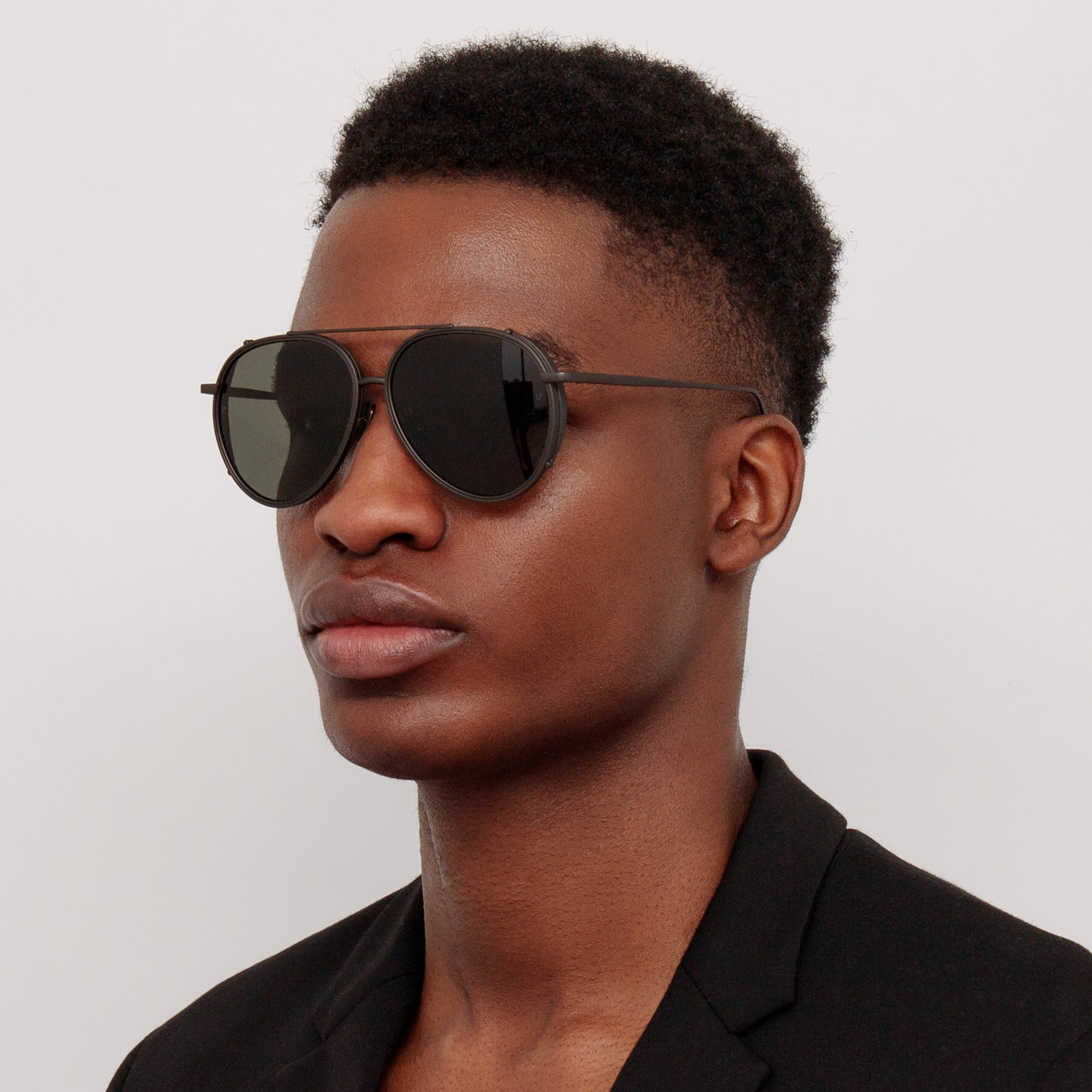 TORINO AVIATOR SUNGLASSES IN NICKEL - 2