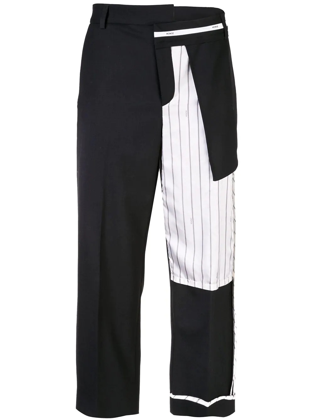 Inside Out pinstripe pocket trousers - 1