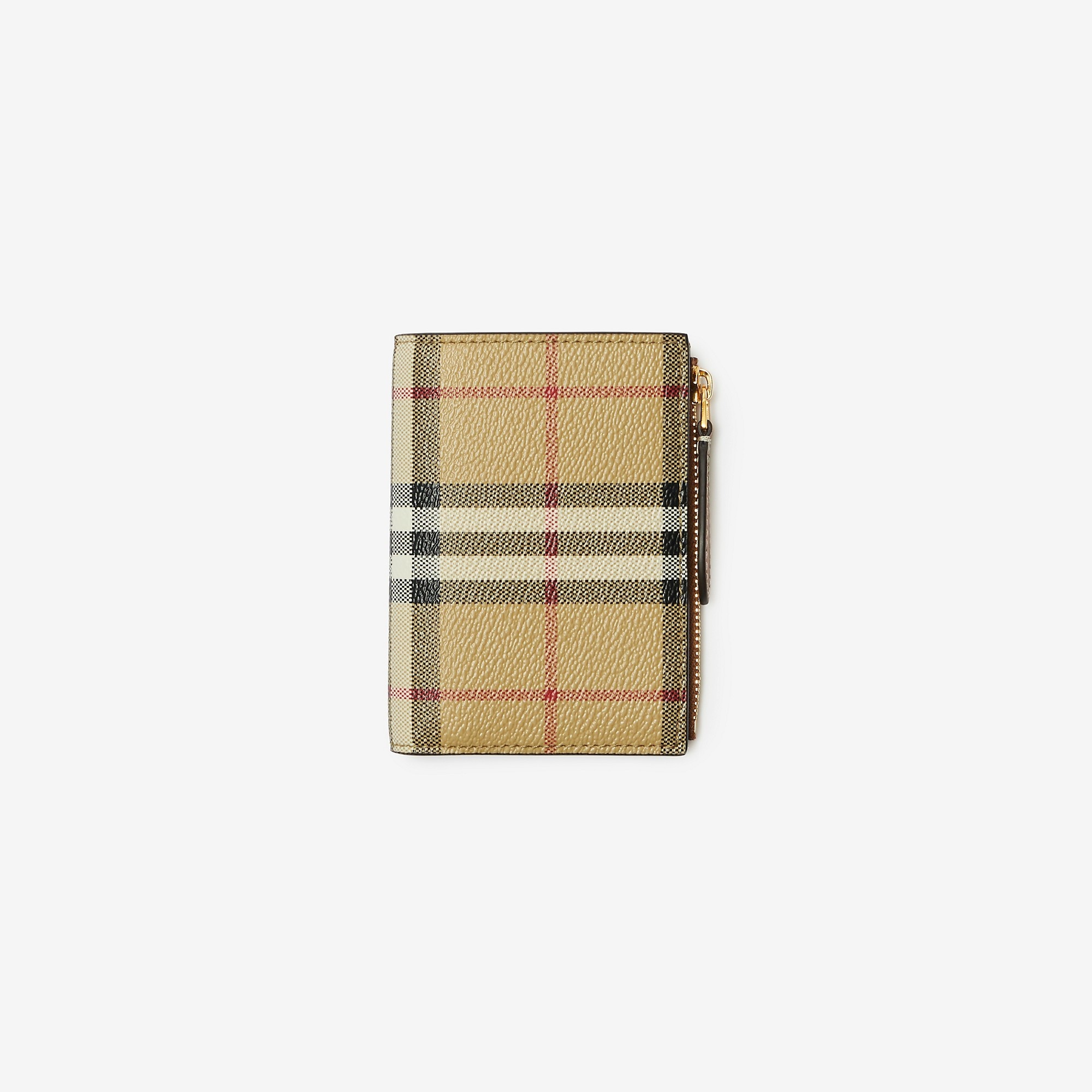 Small Check Bifold Wallet - 1
