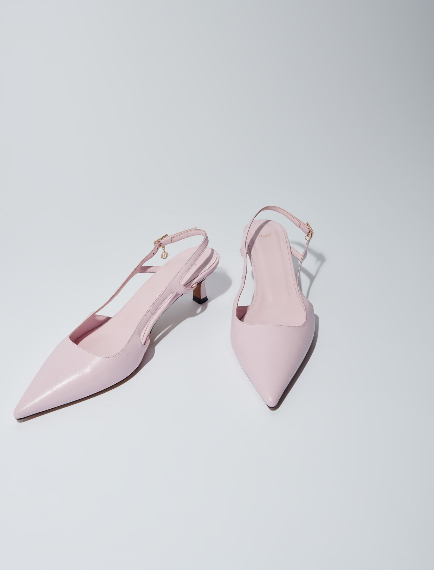 Pointed leather pumps - 2