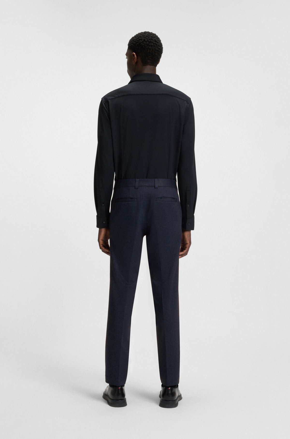 EXTRA-SLIM-FIT STRETCH-JERSEY PANTS - 4